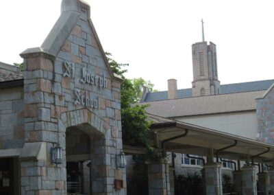 The front exterior of St. Joseph Catholic School